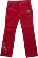pantalon rojo estampado