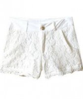 shorth blanco encaje 