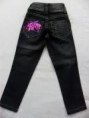 pantalon negro estampado
